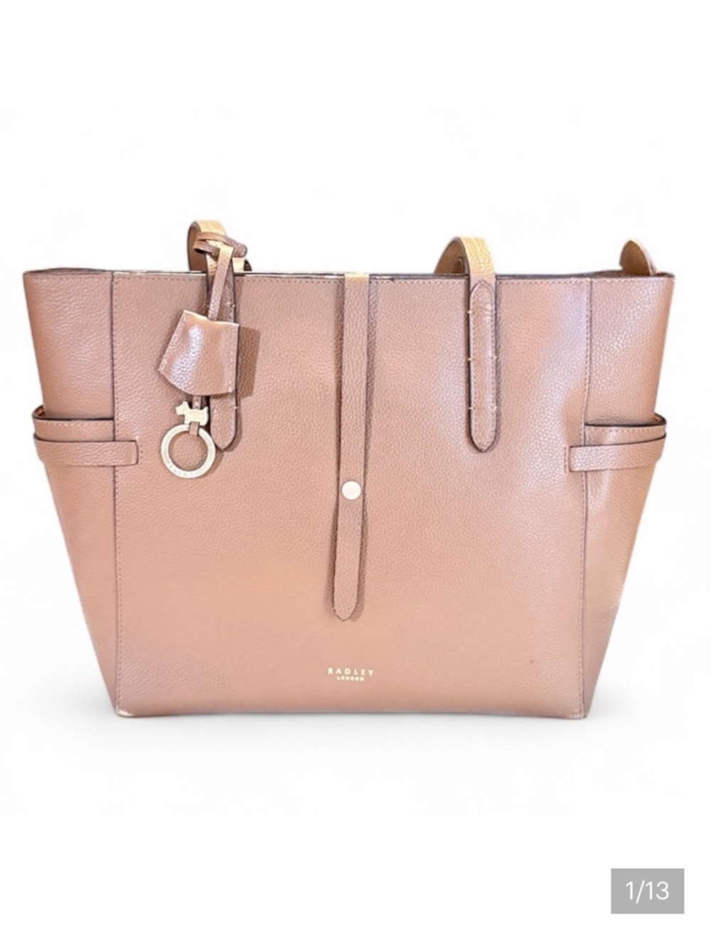RADLEY LONDON Abingdon Road leather tote bag w/laptop sleeve Women’s work bag